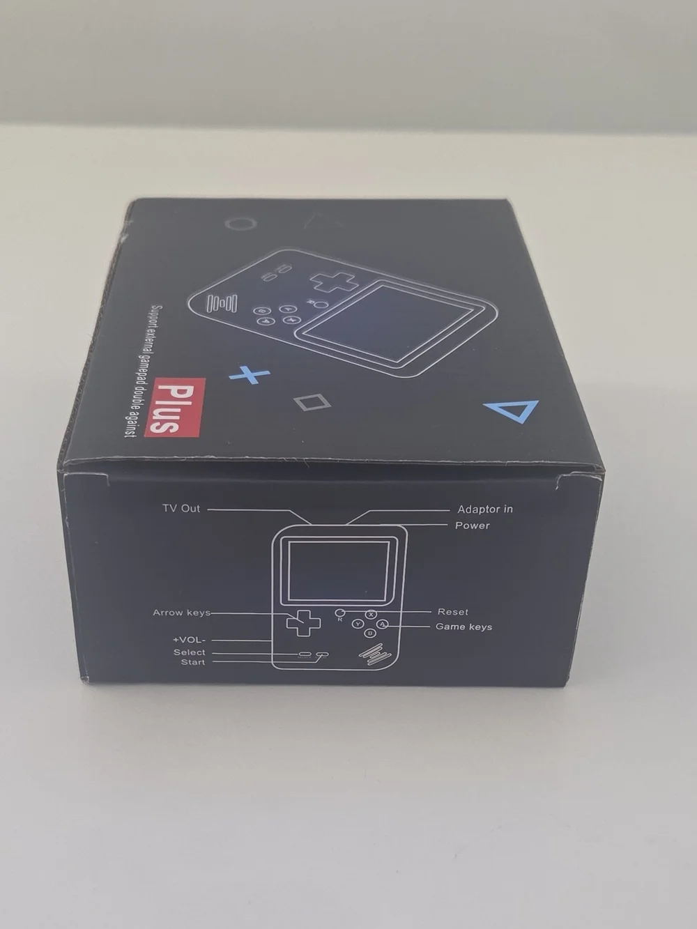 Red Handheld Retro Game Console - Portable Gaming System